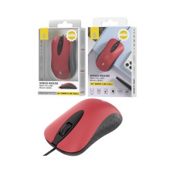 RATÓN CON CABLE NECKE ONEPLUS NG6039 RJ 3 BOTONES ÓPTICO USB 1,5 M ROJO RATÓN CON CABLE NECKE ONEPLUS NG6039 RJ 3 BOTONES ÓPTICO USB 1,5 M ROJO